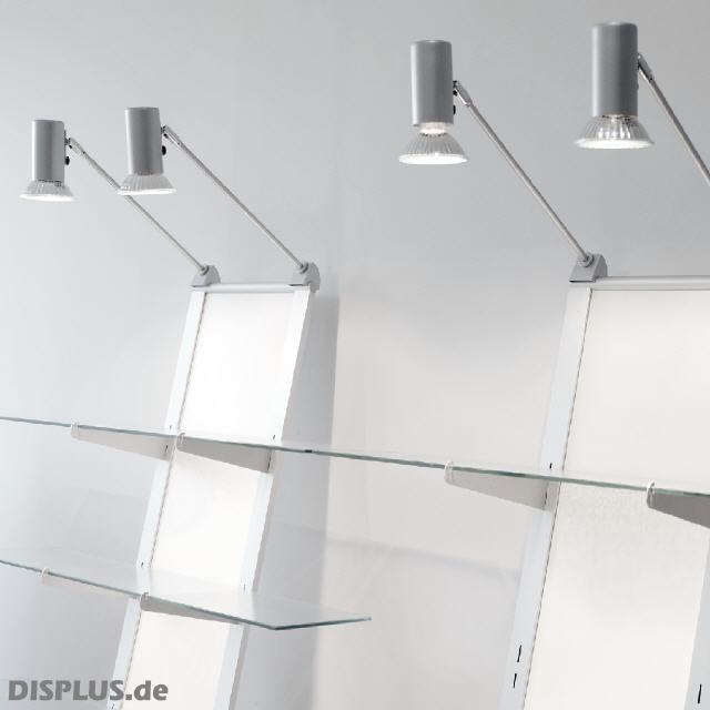 DISPLUS Wandregal mit Beleuchtung